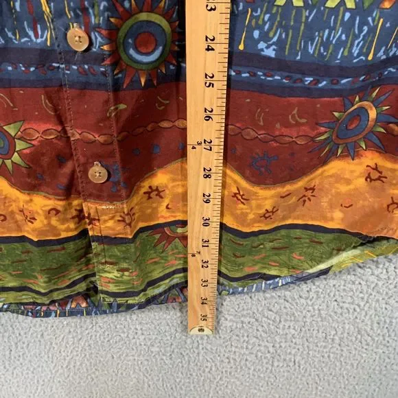 The Territory Ahead Shirt Mens Size L Tall Hawaiian Button Tropical Multicolor‎ - Picture 5 of 6